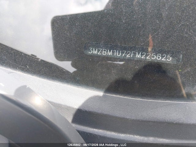 3MZBM1U72FM225825 Mazda Mazda3 Gx
