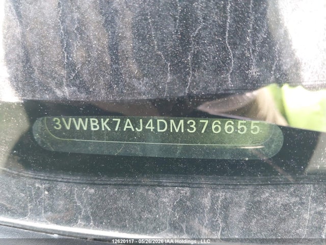 Продажа на аукционе авто 2013 Volkswagen Jetta 2.0l Comfortline, vin: 3VWBK7AJ4DM376655, номер лота: 12620117