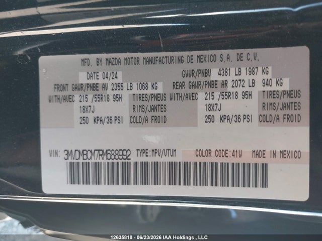 Mazda Cx-30 Gs 2024 3MVDMBCM7RM688992 Image 9