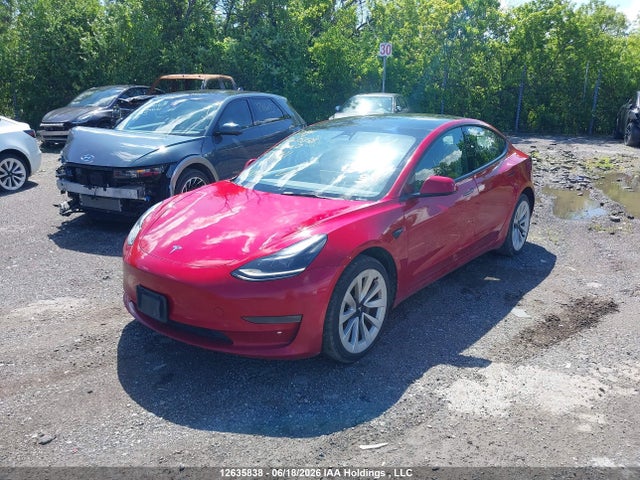 Tesla MODEL 3 2022 5YJ3E1EB5NF275421 Image 2