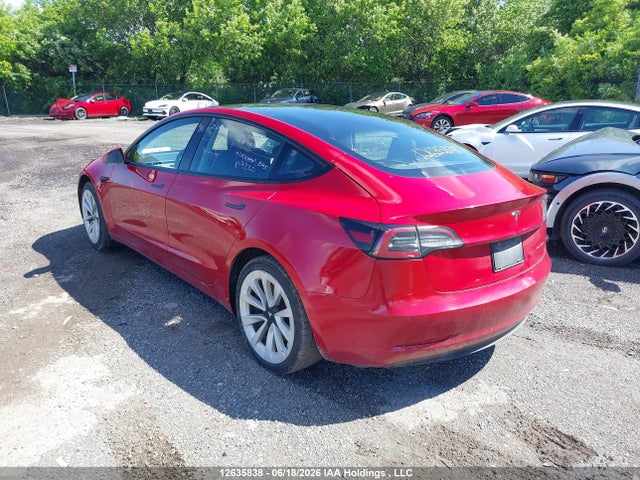 Tesla MODEL 3 2022 5YJ3E1EB5NF275421 Image 3