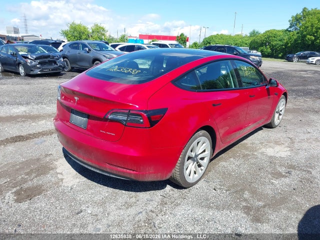 Tesla MODEL 3 2022 5YJ3E1EB5NF275421 Image 4
