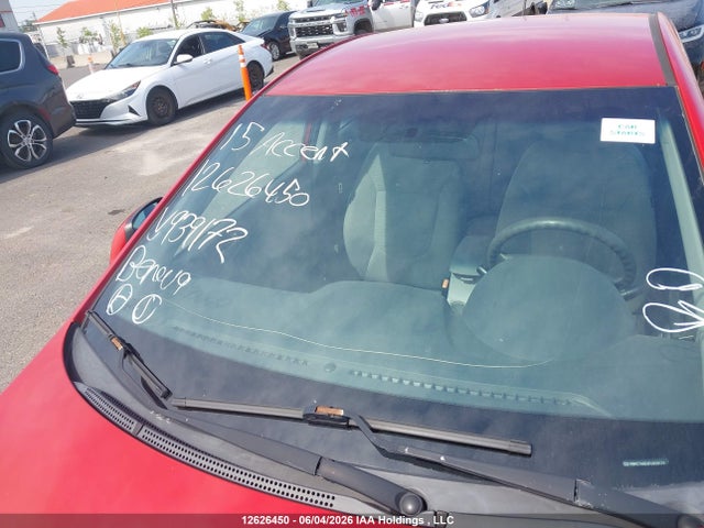 2015 Hyundai Accent Gl მანქანა იყიდება აუქციონზე, vin: KMHCT4AE6FU939172, აუქციონის ნომერი: 12626450