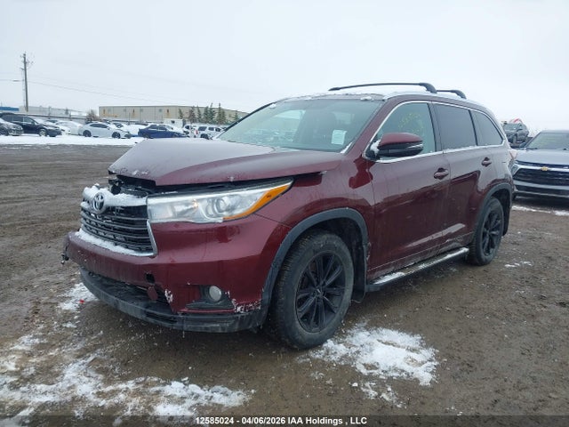 Продажа на аукционе авто 2015 Toyota Highlander Limited, vin: 5TDDKRFH6FS221153, номер лота: 12585024