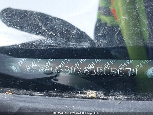 2006 Honda Odyssey Ex მანქანა იყიდება აუქციონზე, vin: 5FNRL384X6B505674, აუქციონის ნომერი: 12622364