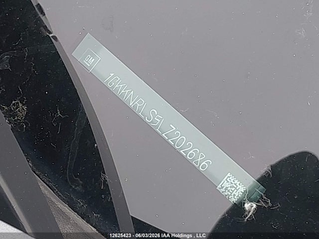 12625423 :رقم المزاد ، 1GKKNRLS5LZ202686 vin ، 2020 Gmc Acadia Sle مزاد بيع