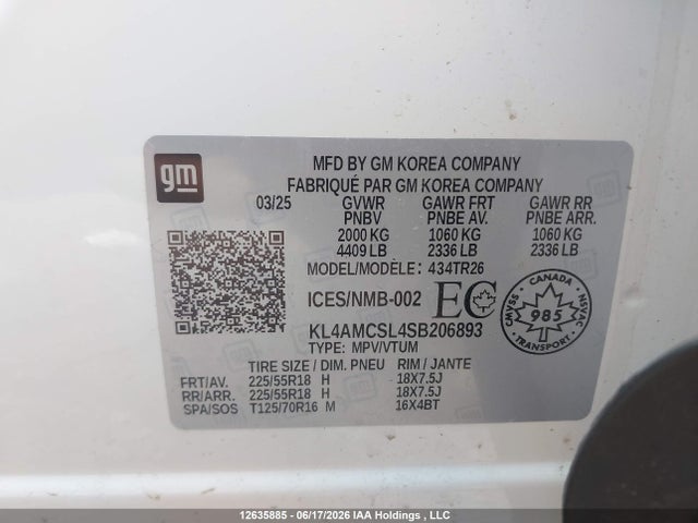 Buick Encore Gx Preferred Awd 2025 KL4AMCSL4SB206893 Image 9