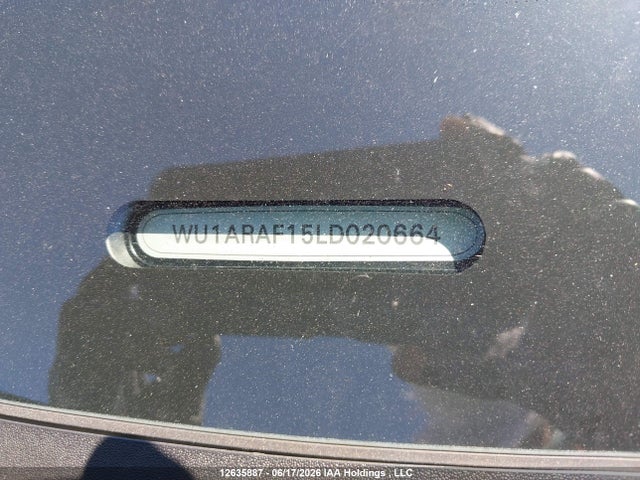 12635887 :رقم المزاد ، WU1ARAF15LD020664 vin ، 2020 Audi Rs Q8 4.0t مزاد بيع
