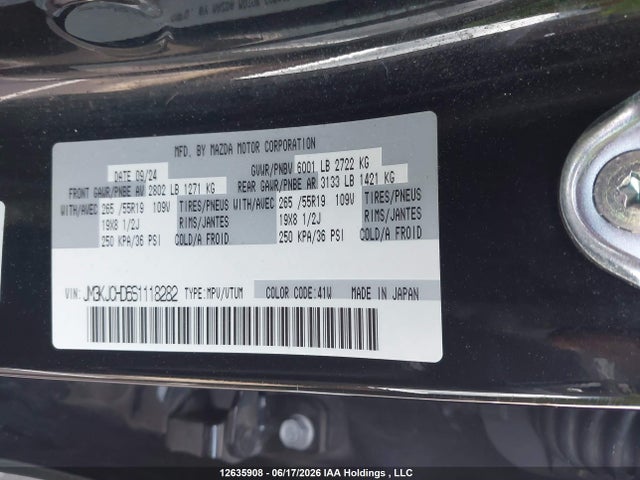 Aukcja sprzedaży 2025 Mazda Cx-70 Mild Hybrid Inline 6 Turbo Gs-l, vin: JM3KJCHD6S1118282, numer aukcji: 12635908