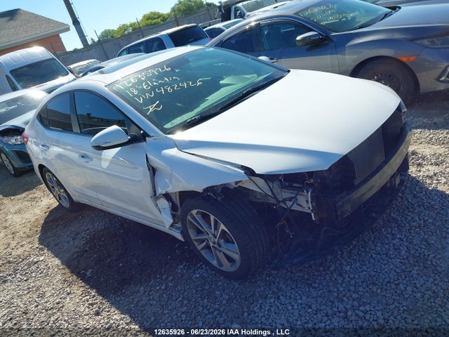 12635926 :رقم المزاد ، KMHD84LF9JU482426 vin ، 2018 Hyundai Elantra مزاد بيع