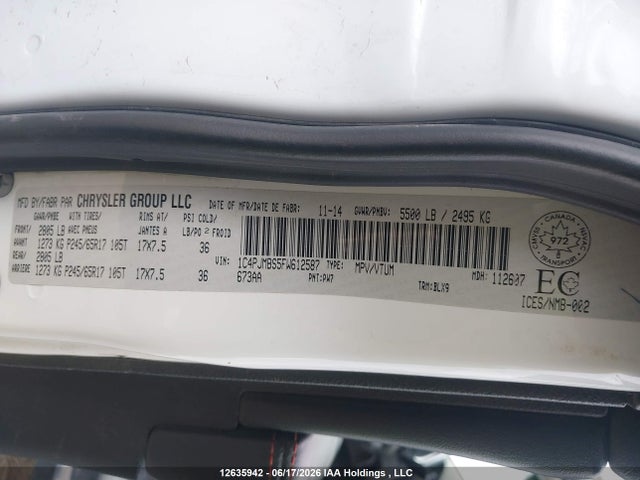 Jeep Cherokee Trailhawk 2015 1C4PJMBS5FW612587 Image 18