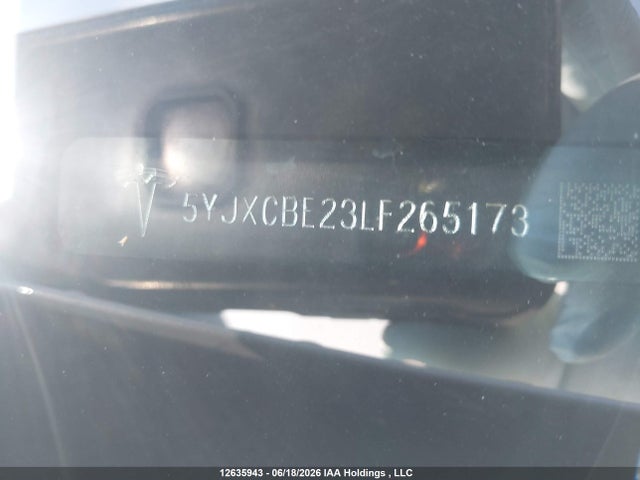 Продаж на аукціоні авто 2020 Tesla Model X, vin: 5YJXCBE23LF265173, номер лоту: 12635943