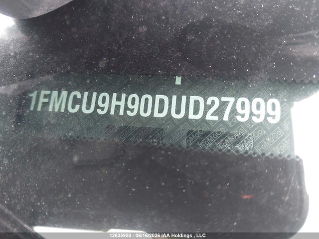 2013 Ford Escape Sel მანქანა იყიდება აუქციონზე, vin: 1FMCU9H90DUD27999, აუქციონის ნომერი: 12635950