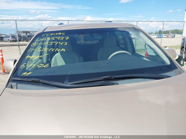 Продажа на аукционе авто 2011 Toyota Sienna, vin: 5TDZK3DC0BS073943, номер лота: 12635987