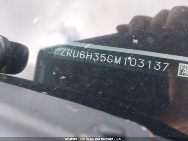 Продаж на аукціоні авто 2016 Honda Hr-v Lx, vin: 3CZRU6H35GM103137, номер лоту: 12635991