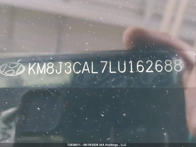 12636011 :رقم المزاد ، KM8J3CAL7LU162688 vin ، 2020 Hyundai Tucson Urban Edition مزاد بيع
