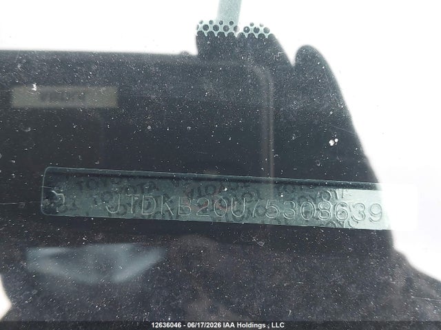 2005 Toyota Prius მანქანა იყიდება აუქციონზე, vin: JTDKB20U753086396, აუქციონის ნომერი: 12636046