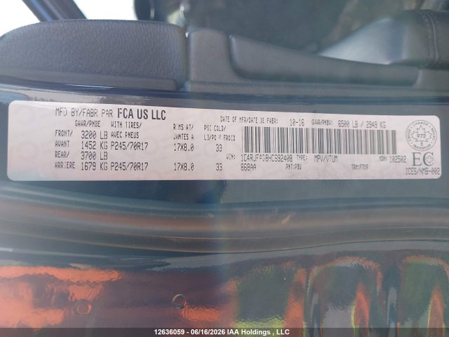 1C4RJFAG8HC692408 Jeep Grand Cherokee Laredo