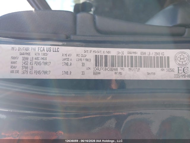 1C4RJFAG8HC692408 Jeep Grand Cherokee Laredo