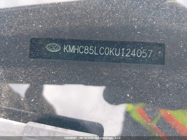 12636067 :رقم المزاد ، KMHC85LC0KU124057 vin ، 2019 Hyundai Ioniq Limited مزاد بيع