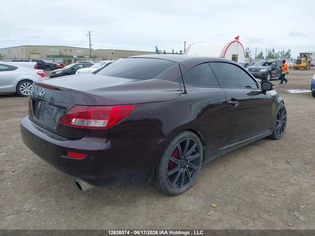 12636074 :رقم المزاد ، JTHFE2C21A2505022 vin ، 2010 Lexus Is 350c مزاد بيع