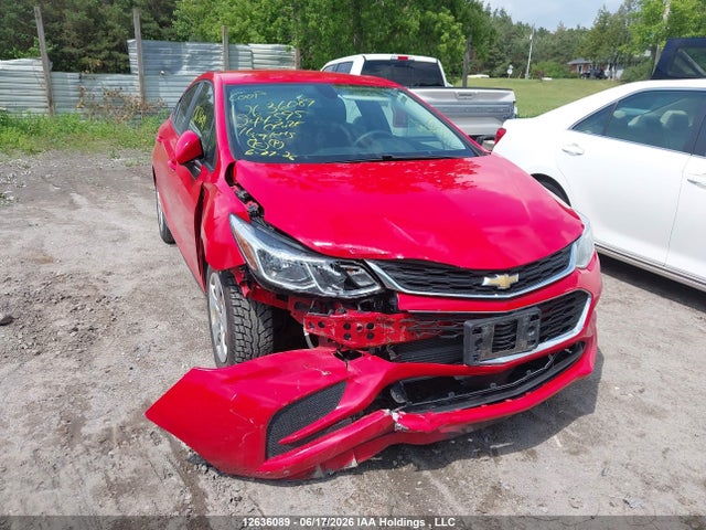Продажа на аукционе авто 2016 Chevrolet Cruze Ls Auto, vin: 1G1BC5SM4G7244595, номер лота: 12636089