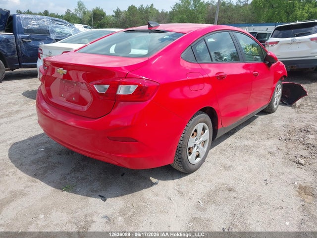 Продажа на аукционе авто 2016 Chevrolet Cruze Ls Auto, vin: 1G1BC5SM4G7244595, номер лота: 12636089