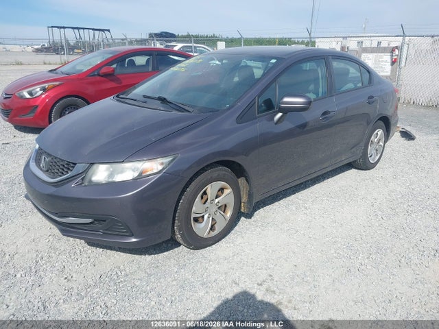 Honda Civic Lx 2014 2HGFB2F40EH020716 Image 2
