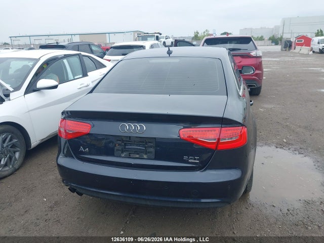2013 Audi A4 Prestige მანქანა იყიდება აუქციონზე, vin: WAUKFCFLXDN022202, აუქციონის ნომერი: 12636109