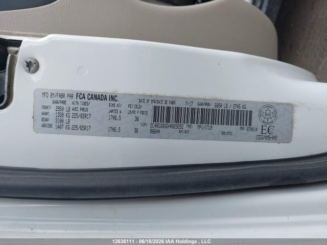 Aukcja sprzedaży 2017 Dodge Grand Caravan Cvp/sxt, vin: 2C4RDGBG6HR829252, numer aukcji: 12636111