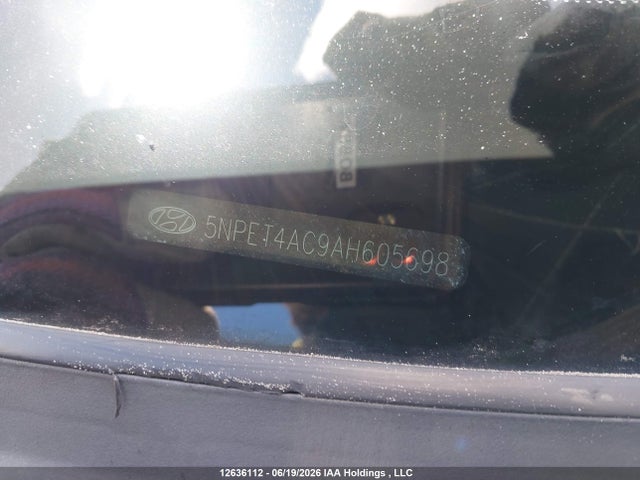 12636112 :رقم المزاد ، 5NPET4AC9AH605698 vin ، 2010 Hyundai Sonata Gls مزاد بيع