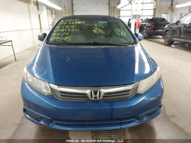 Aukcja sprzedaży 2012 Honda Civic, vin: 2HGFB2F52CH021730, numer aukcji: 12636128