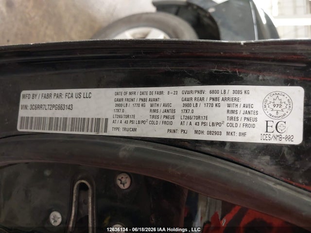 RAM 1500 Classic Slt 2023 3C6RR7LT2PG663143 Image 18