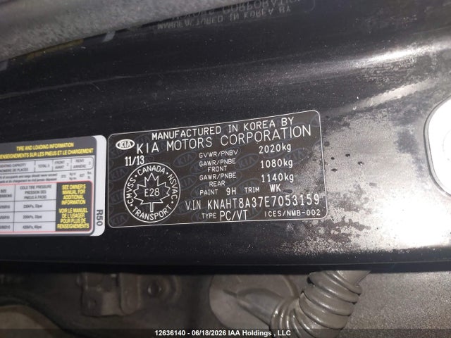 Aukcja sprzedaży 2014 Kia Rondo, vin: KNAHT8A37E7053159, numer aukcji: 12636140