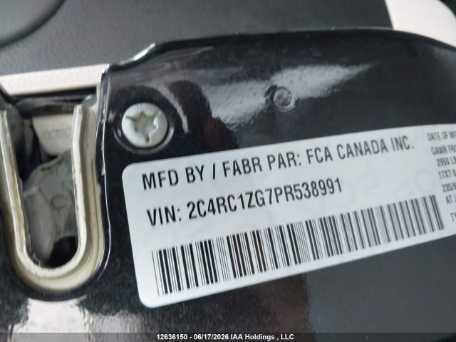 Продаж на аукціоні авто 2023 Chrysler Grand Caravan Sxt, vin: 2C4RC1ZG7PR538991, номер лоту: 12636150