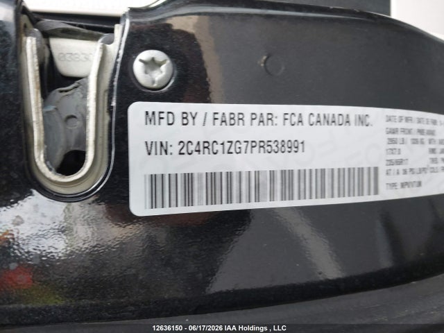 Продаж на аукціоні авто 2023 Chrysler Grand Caravan Sxt, vin: 2C4RC1ZG7PR538991, номер лоту: 12636150