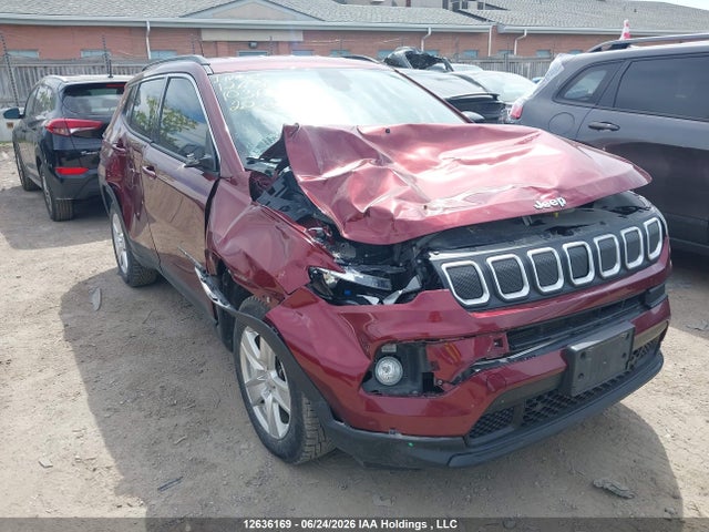 2022 Jeep Compass მანქანა იყიდება აუქციონზე, vin: 3C4NJDBB1NT103639, აუქციონის ნომერი: 12636169