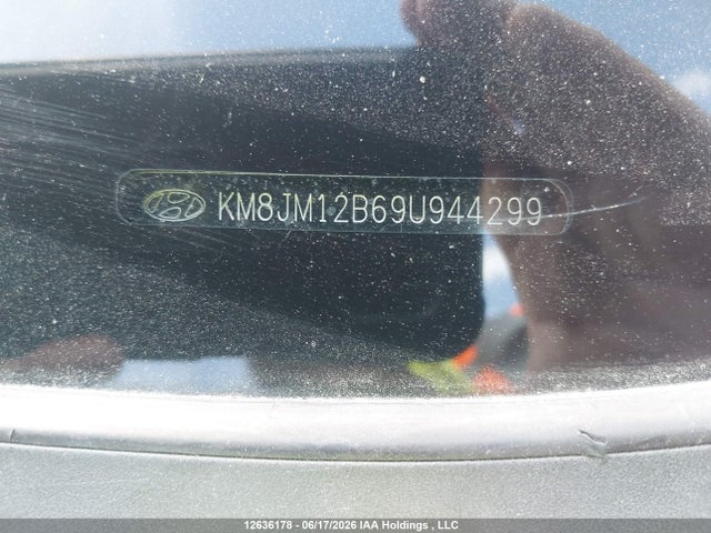 12636178 :رقم المزاد ، KM8JM12B69U944299 vin ، 2009 Hyundai Tucson 25th Anniversary/gl/l مزاد بيع