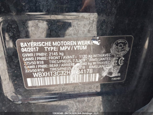 WBXHT3C32H5F84178 BMW X1 Xdrive28i