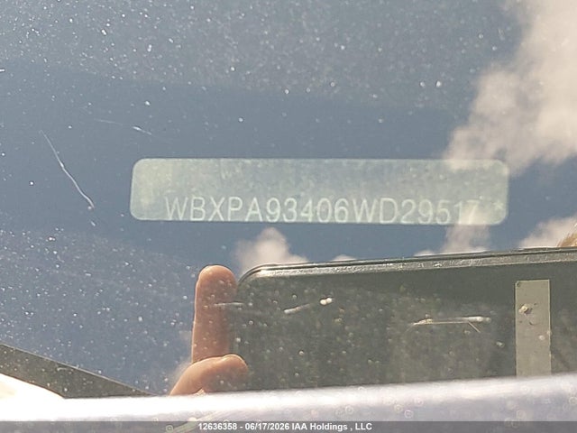 Auction sale of the 2006 Bmw X3 3.0i, vin: WBXPA93406WD29517, lot number: 12636358