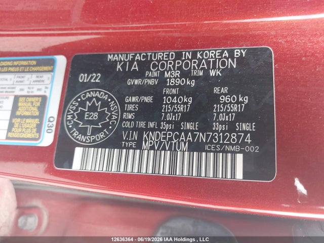 KIA Seltos Lx 2022 KNDEPCAA7N7312874 Image 9