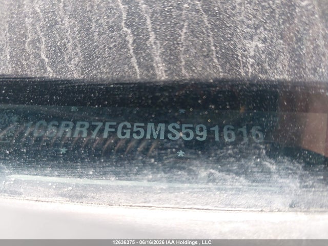 2021 Ram 1500 Classic Tradesman მანქანა იყიდება აუქციონზე, vin: 1C6RR7FG5MS591616, აუქციონის ნომერი: 12636375