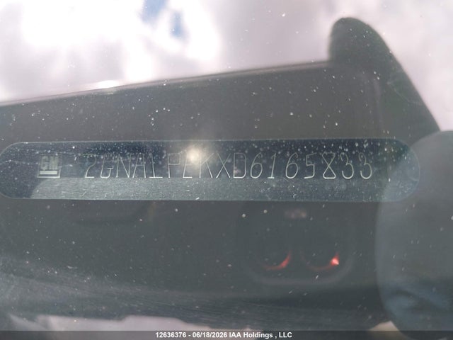 12636376 :رقم المزاد ، 2GNALPEKXD6165833 vin ، 2013 Chevrolet Equinox 2lt مزاد بيع