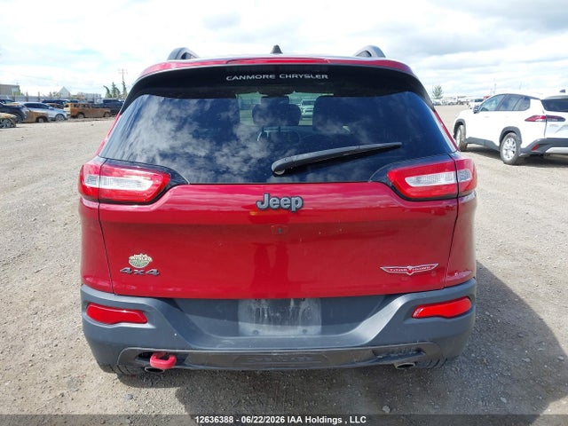 12636388 :رقم المزاد ، 1C4PJMBS6HW555383 vin ، 2017 Jeep Cherokee Trailhawk مزاد بيع