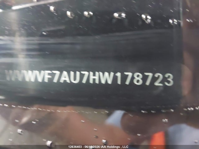 WVWVF7AU7HW178723 Volkswagen Golf R 2.0 Tsi