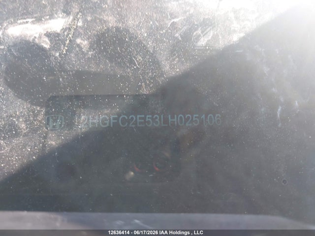 Honda Civic Lx 2020 2HGFC2E53LH025106 Image 19