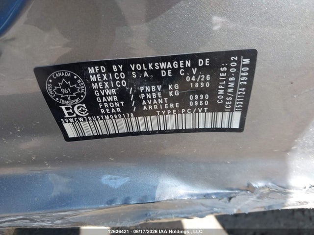 3VWCW7BU5TM060178 Volkswagen Jetta Trendline