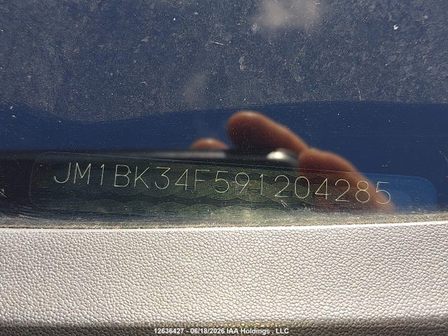 12636427 :رقم المزاد ، JM1BK34F591204285 vin ، 2009 Mazda Mazda3 Gx مزاد بيع