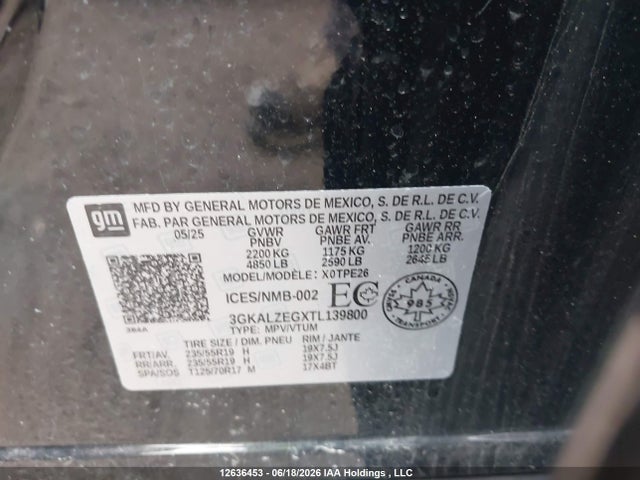 Auction sale of the 2026 Gmc Terrain Denali Awd, vin: 3GKALZEGXTL139800, lot number: 12636453