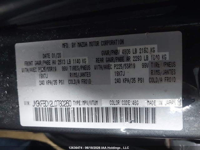 Mazda CX-5 GT 2020 JM3KFBDY2L0780260 Image 19